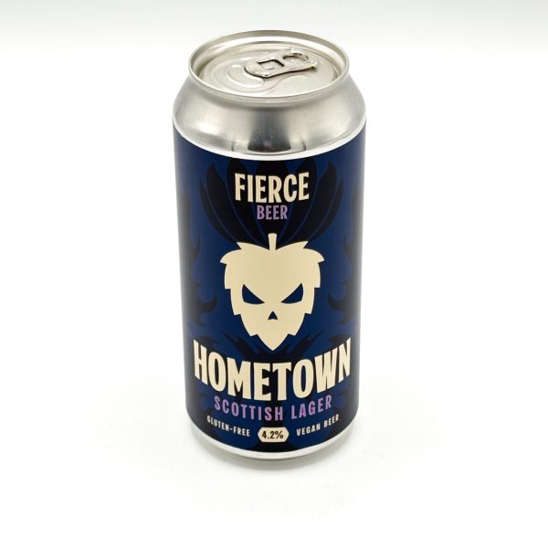 Fierce Beer Hometown Scottish Lager 4.2% 440ml